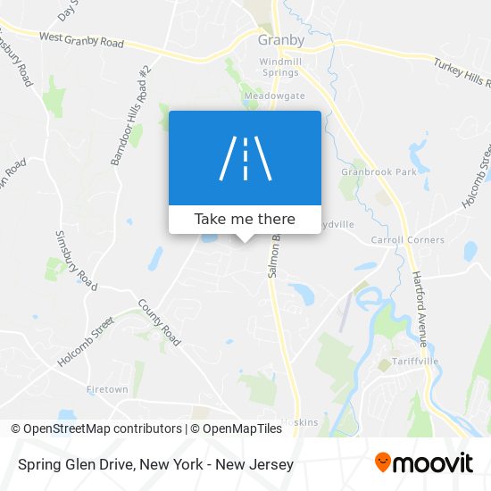 Spring Glen Drive map