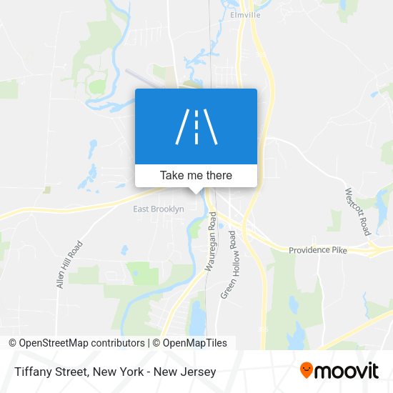 Mapa de Tiffany Street