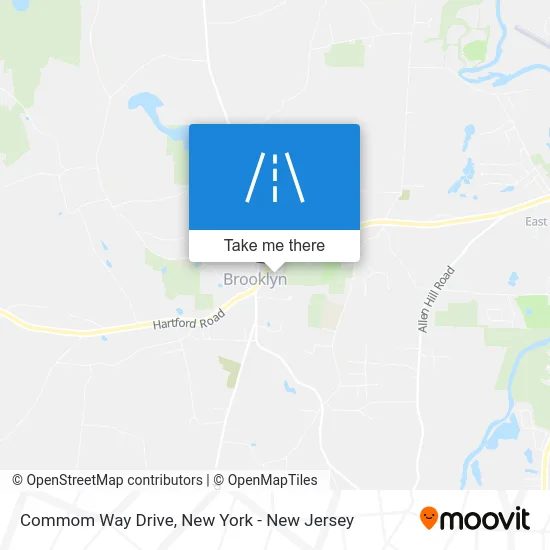 Commom Way Drive map