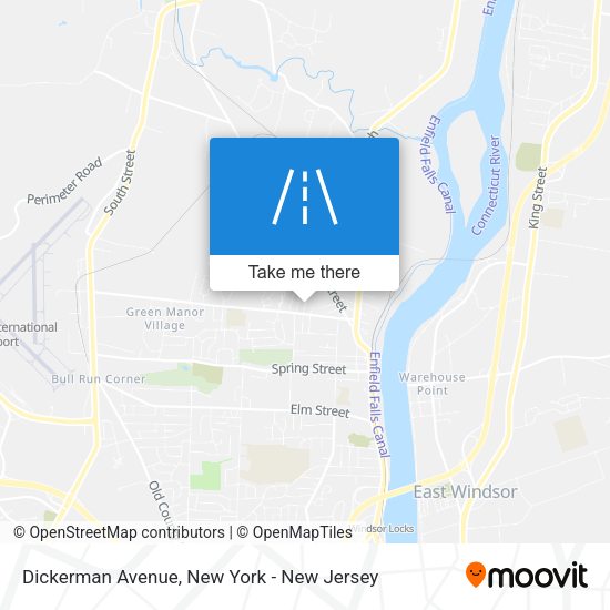 Mapa de Dickerman Avenue