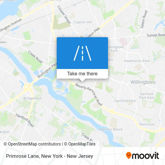 Mapa de Primrose Lane