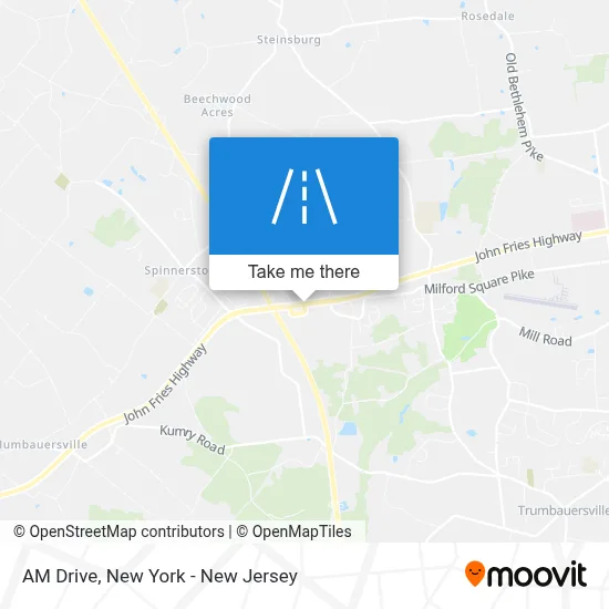 AM Drive map