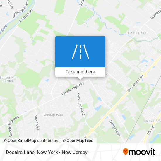Mapa de Decaire Lane