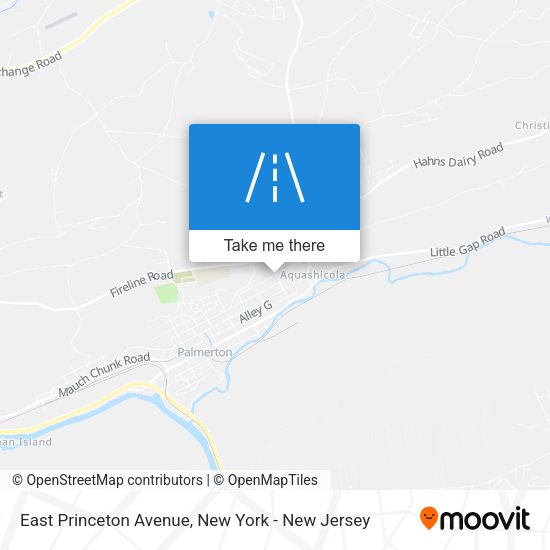 Mapa de East Princeton Avenue