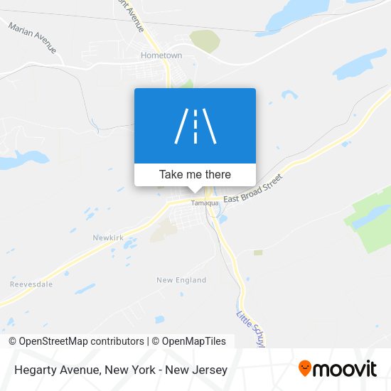 Mapa de Hegarty Avenue