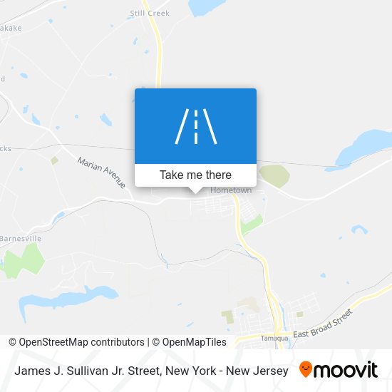 Mapa de James J. Sullivan Jr. Street