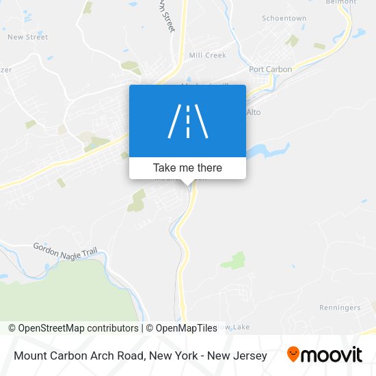 Mapa de Mount Carbon Arch Road