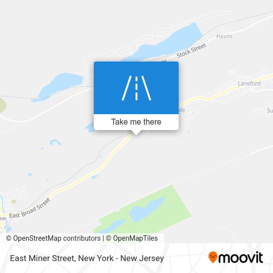 East Miner Street map