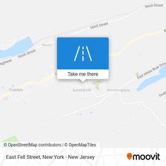 Mapa de East Fell Street