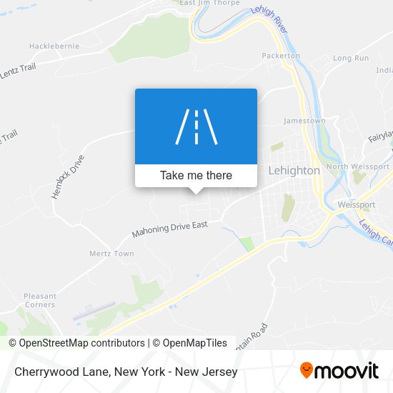 Mapa de Cherrywood Lane