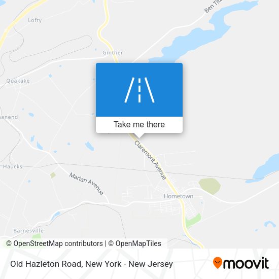 Mapa de Old Hazleton Road