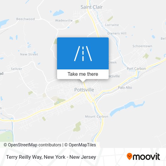 Terry Reilly Way map