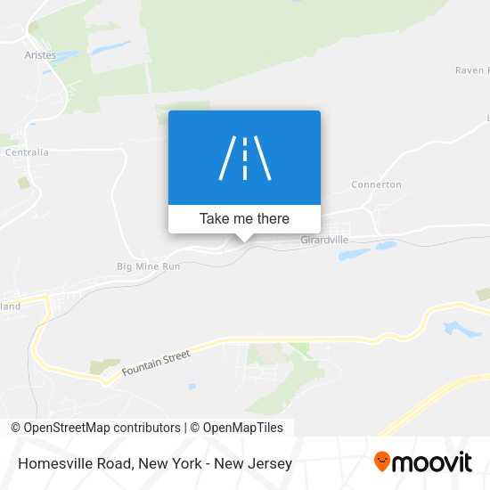 Mapa de Homesville Road