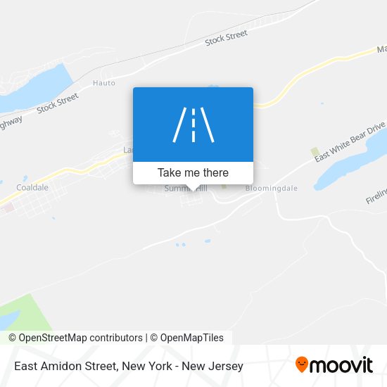 Mapa de East Amidon Street