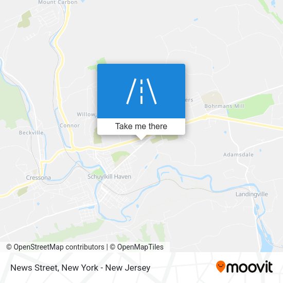 Mapa de News Street