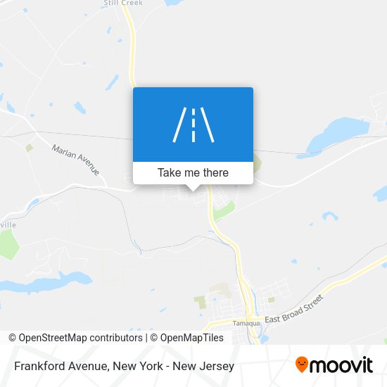 Mapa de Frankford Avenue