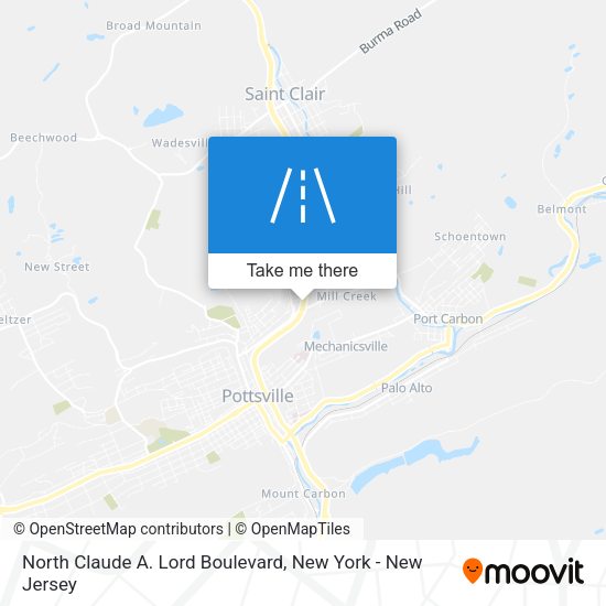 North Claude A. Lord Boulevard map