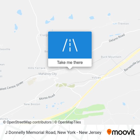J Donnelly Memorial Road map