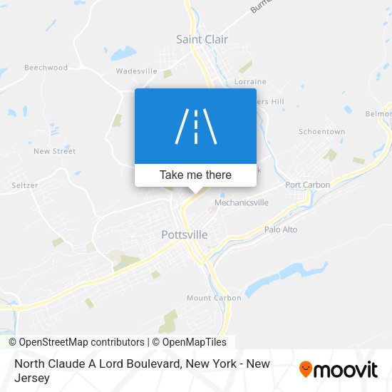 North Claude A Lord Boulevard map