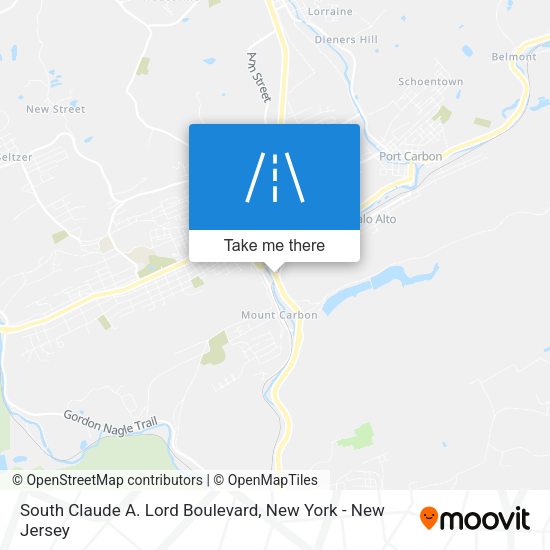 South Claude A. Lord Boulevard map