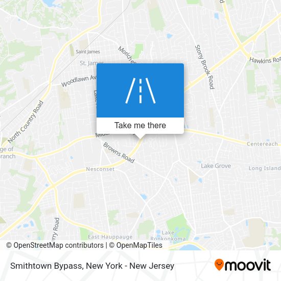 Mapa de Smithtown Bypass
