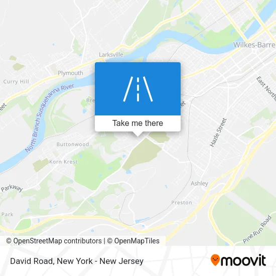 Mapa de David Road