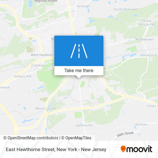 Mapa de East Hawthorne Street