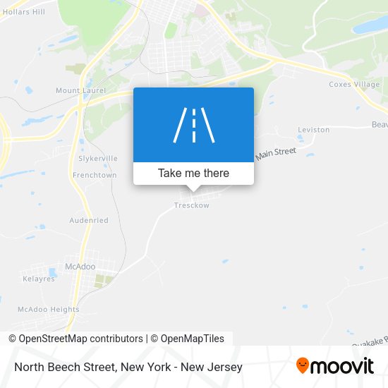 Mapa de North Beech Street