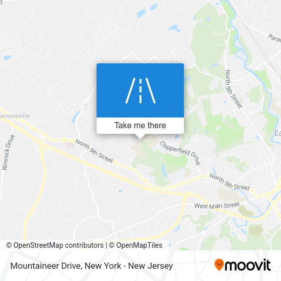 Mapa de Mountaineer Drive
