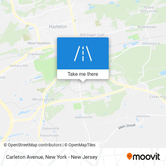 Mapa de Carleton Avenue