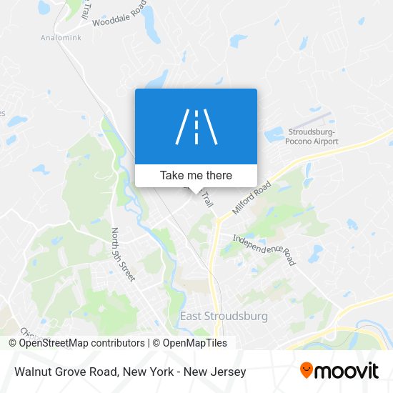 Mapa de Walnut Grove Road