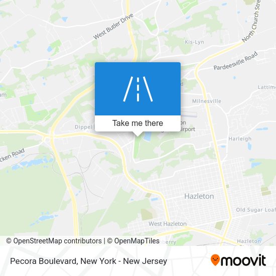 Mapa de Pecora Boulevard