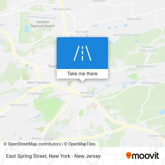 East Spring Street map