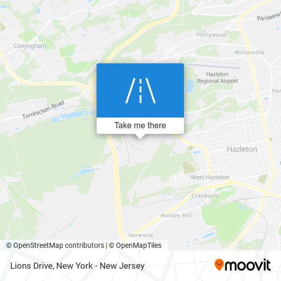 Lions Drive map