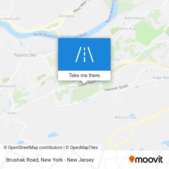 Mapa de Brushak Road