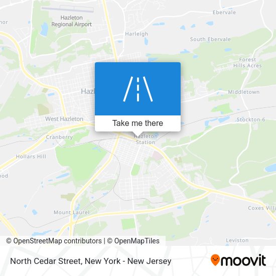 Mapa de North Cedar Street