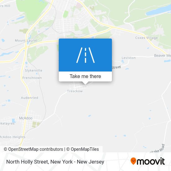 Mapa de North Holly Street