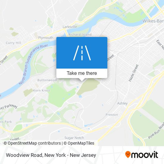 Woodview Road map