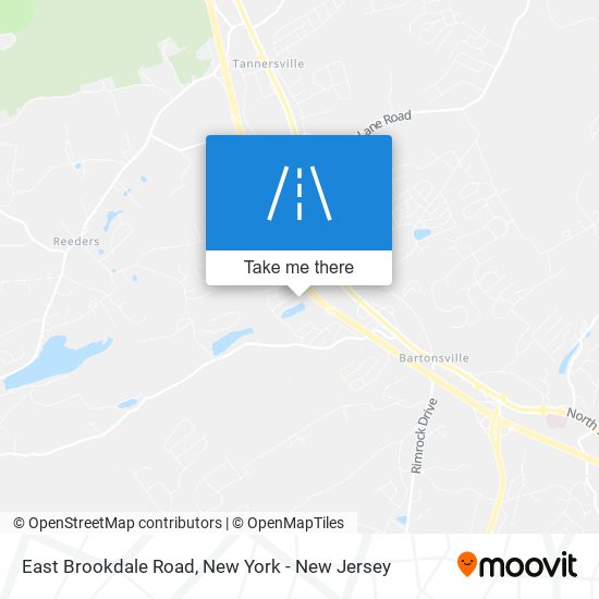 East Brookdale Road map