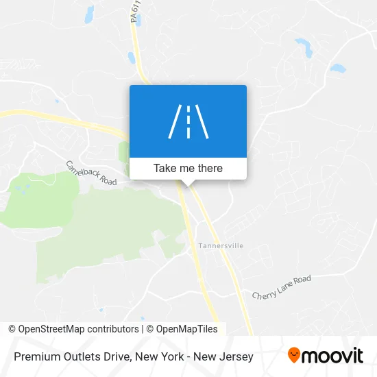Premium Outlets Drive map