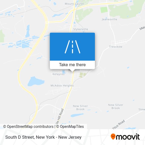 Mapa de South D Street