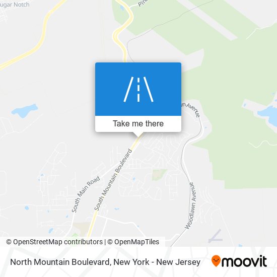 Mapa de North Mountain Boulevard