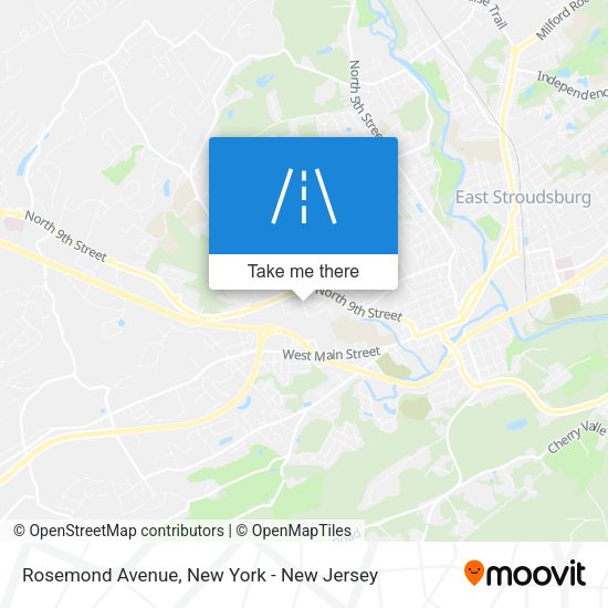 Mapa de Rosemond Avenue