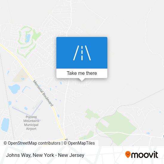 Johns Way map