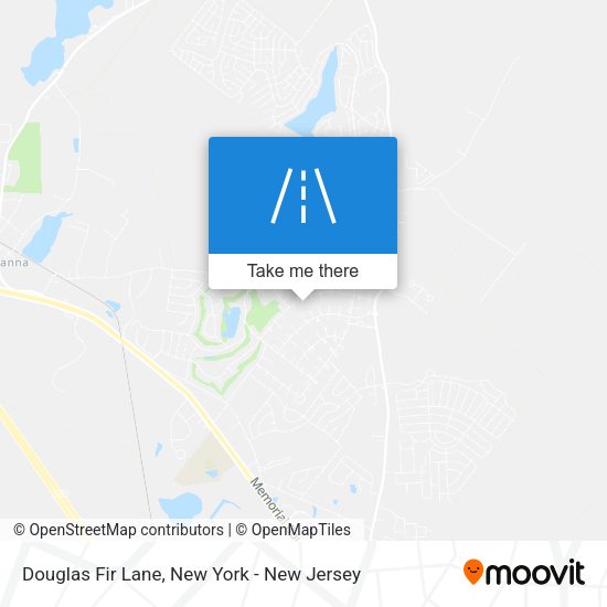 Mapa de Douglas Fir Lane