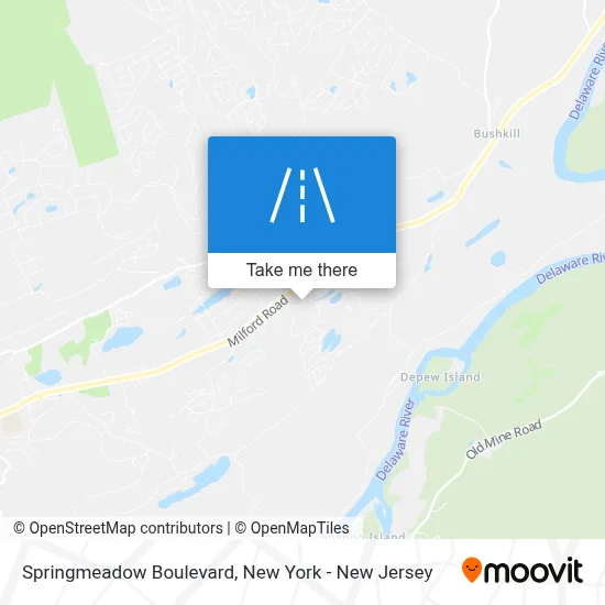 Springmeadow Boulevard map