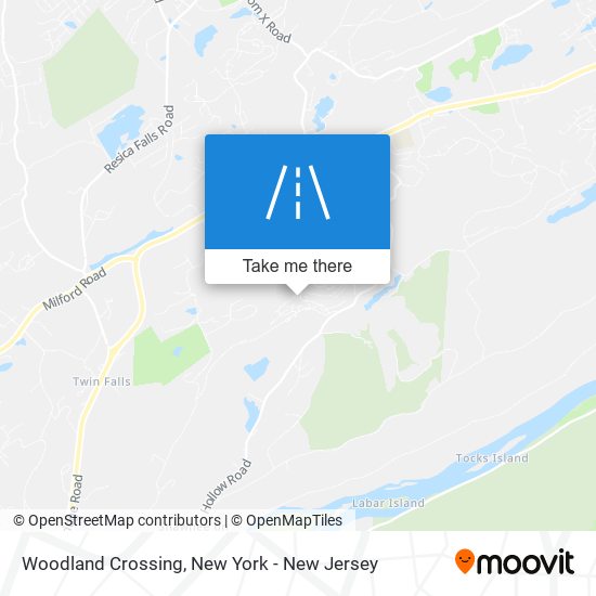 Woodland Crossing map