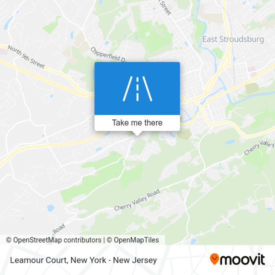 Mapa de Leamour Court