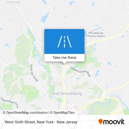 Mapa de West Sixth Street