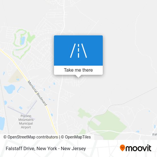 Mapa de Falstaff Drive